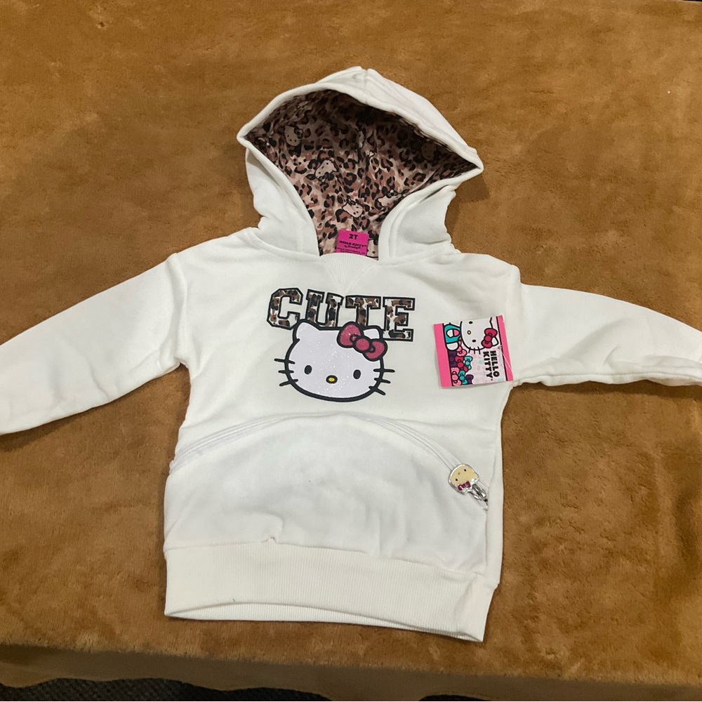 Hello kitty hoodie. Off white